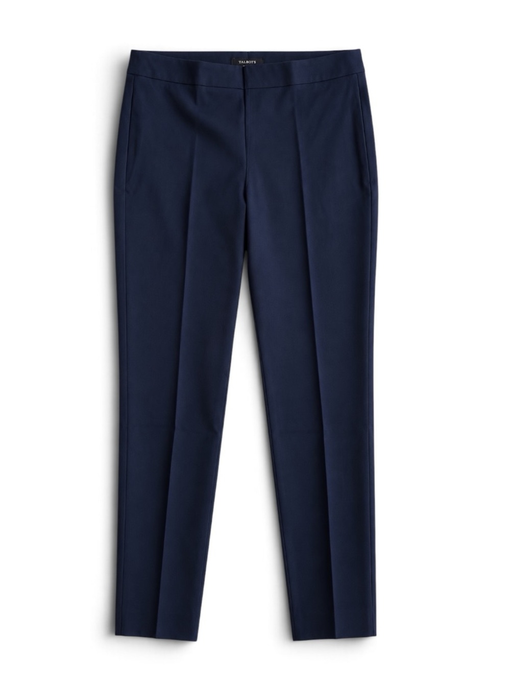 Talbots Chatham Ankle Pants Slim Leg Stretch Navy Blue Size 10